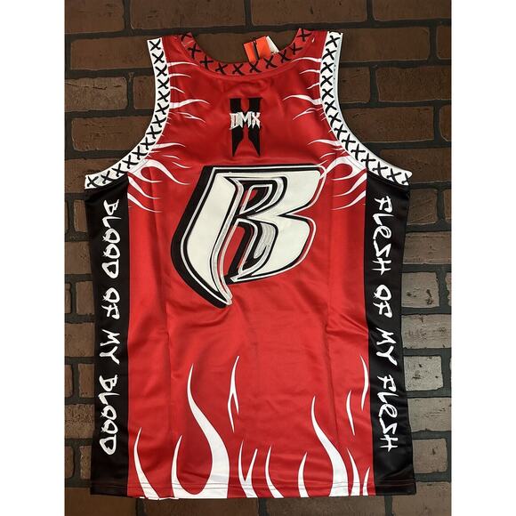 DMX Dark Man X Headgear Classics Basketball Jersey~Never Worn~S-3XL - Picture 2 of 12